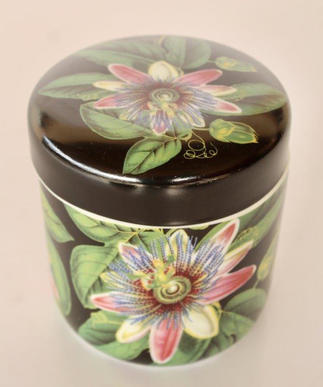 Black Granadilla Jar With Lid